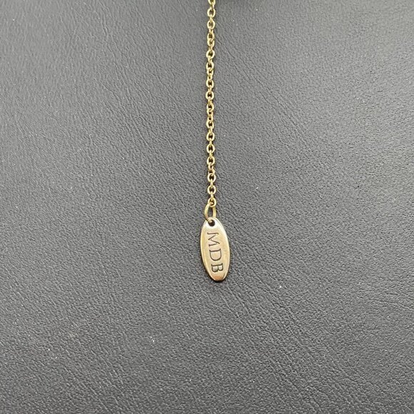 MBD Catherine Chain Necklace Gold Tone Name 16 to 20 Inches - Picture 3 of 4